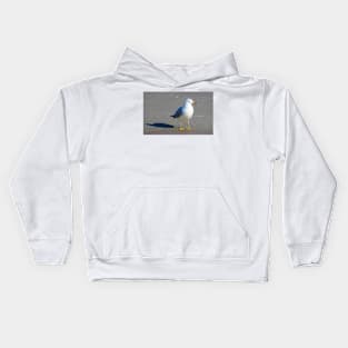 Seagull And His Shadow Kids Hoodie